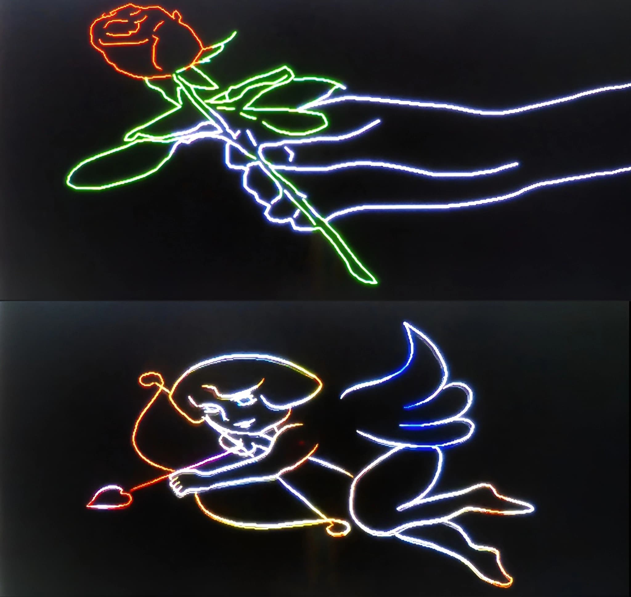 Animációs lézershow